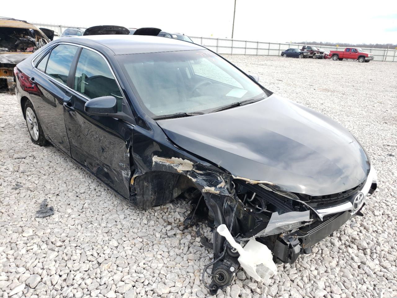 TOYOTA CAMRY LE 2016 with VIN 4T4BF1FK1GR567473 - Photo from auction