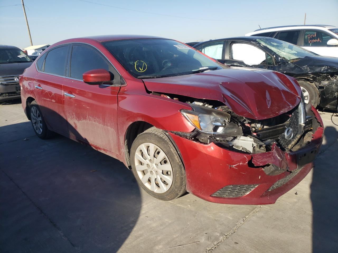 Photo 1 from auction – 2016 NISSAN SENTRA S with VIN 3N1AB7AP0GL676578