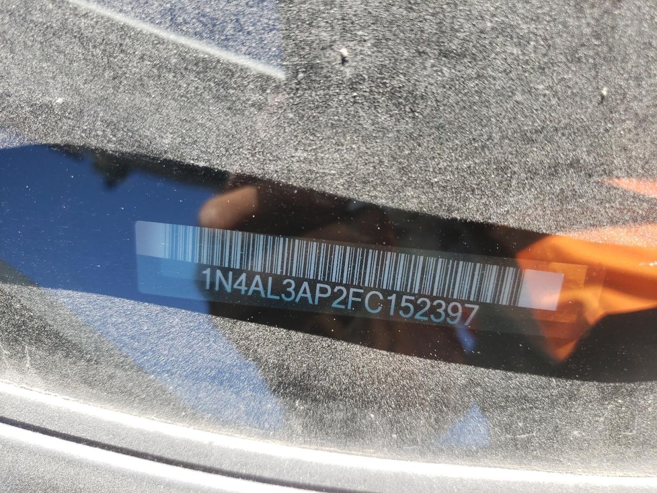 Photo 10 from auction – 2015 NISSAN ALTIMA 2.5 with VIN 1N4AL3AP2FC152397