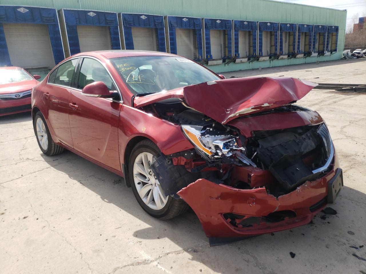 BUICK REGAL PREM 2015 with VIN 2G4GR5GX6F9295989 - Photo from auction