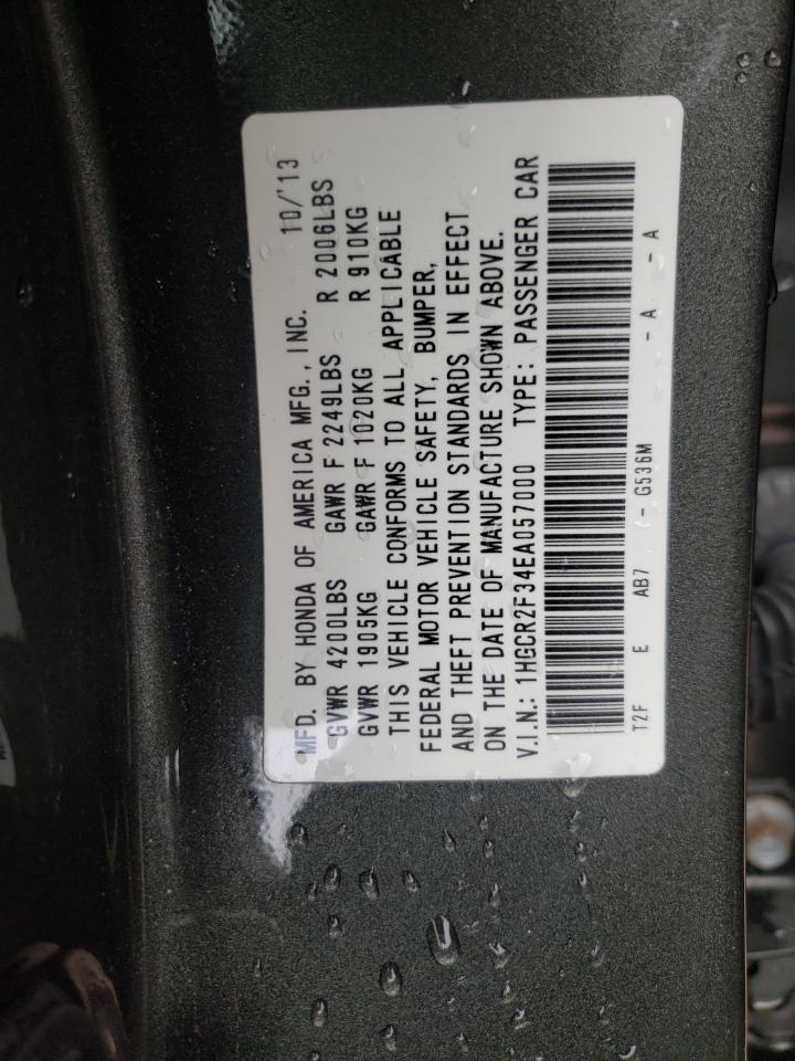 Photo 10 from auction – 2014 HONDA ACCORD LX with VIN 1HGCR2F34EA057000