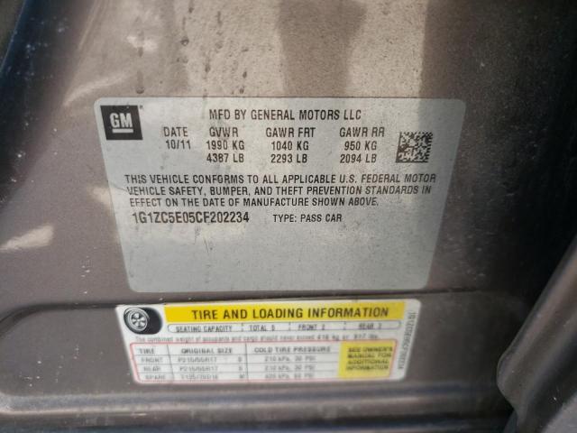 Photo 10 from auction – 2012 CHEVROLET MALIBU 1LT with VIN 1G1ZC5E05CF202234
