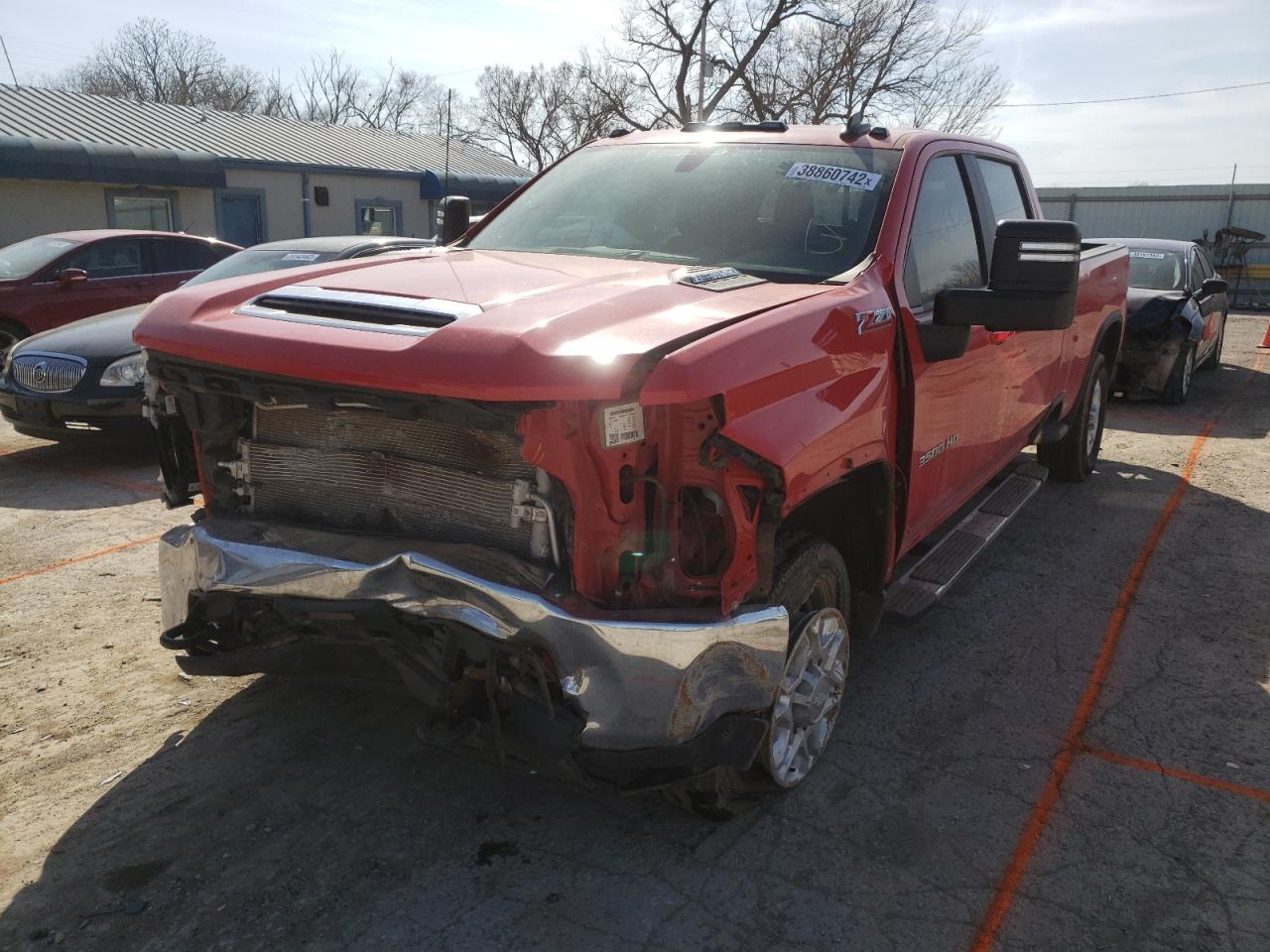 Photo 2 from auction – 2020 CHEVROLET SILVERADO with VIN 1GC4YTEY4LF233939
