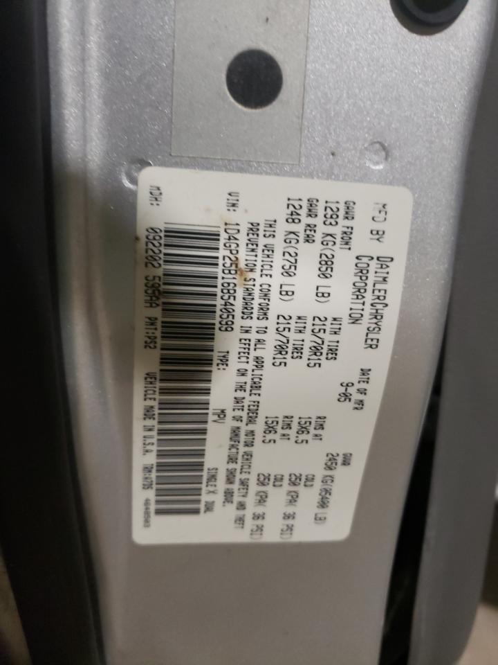 Photo 10 from auction – 2006 DODGE CARAVAN SE with VIN 1D4GP25B16B540599