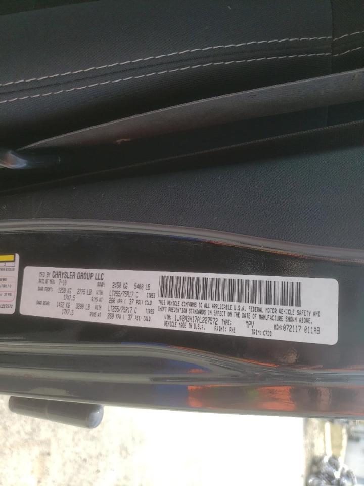 Photo 10 from auction – 2010 JEEP WRANGLER U with VIN 1J4BA3H17AL227572