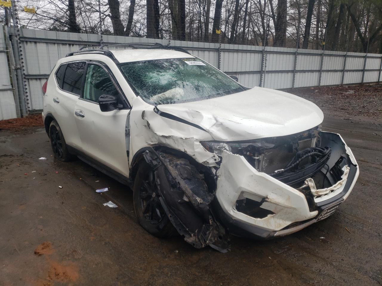 NISSAN ROGUE S 2017 with VIN 5N1AT2MT1HC809542 - Photo from auction
