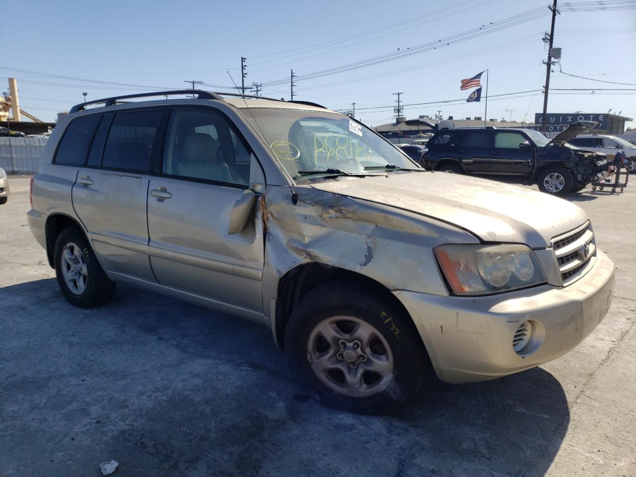 TOYOTA HIGHLANDER 2002 with VIN JTEGD21A620034982 - Photo from auction