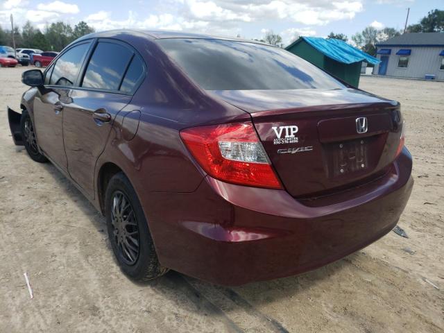 Photo 3 from auction – 2012 HONDA CIVIC LX with VIN JHMFB2F59CS001190