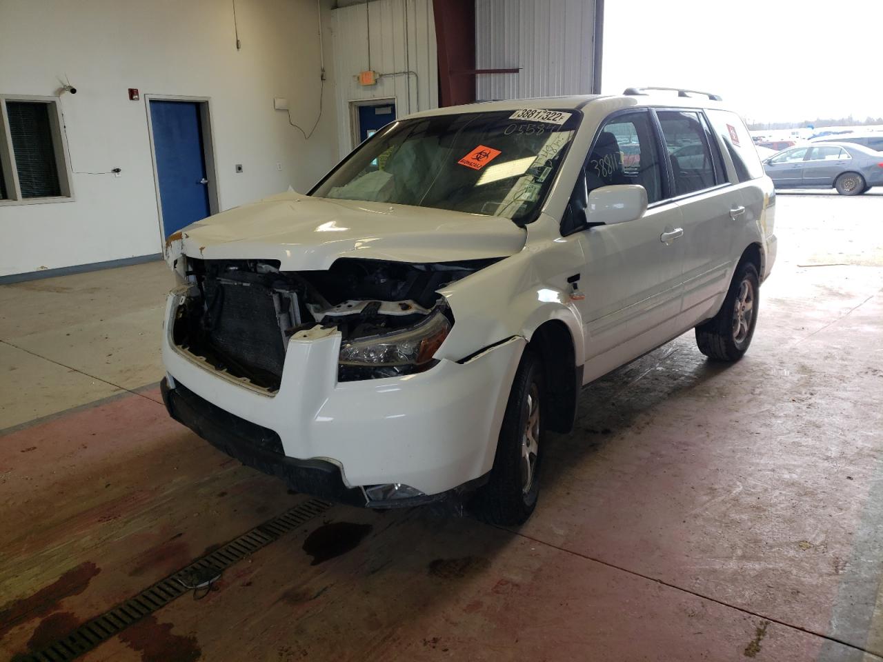Photo 2 from auction – 2008 HONDA PILOT EXL with VIN 5FNYF18558B055841