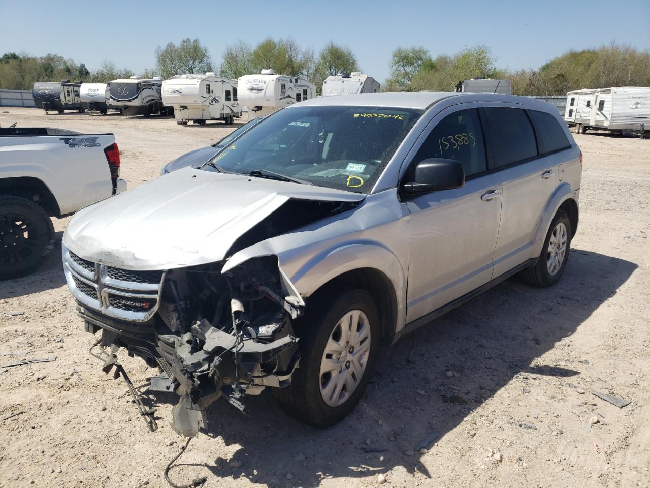 Photo 2 from auction – 2014 DODGE JOURNEY SE with VIN 3C4PDCAB7ET171312
