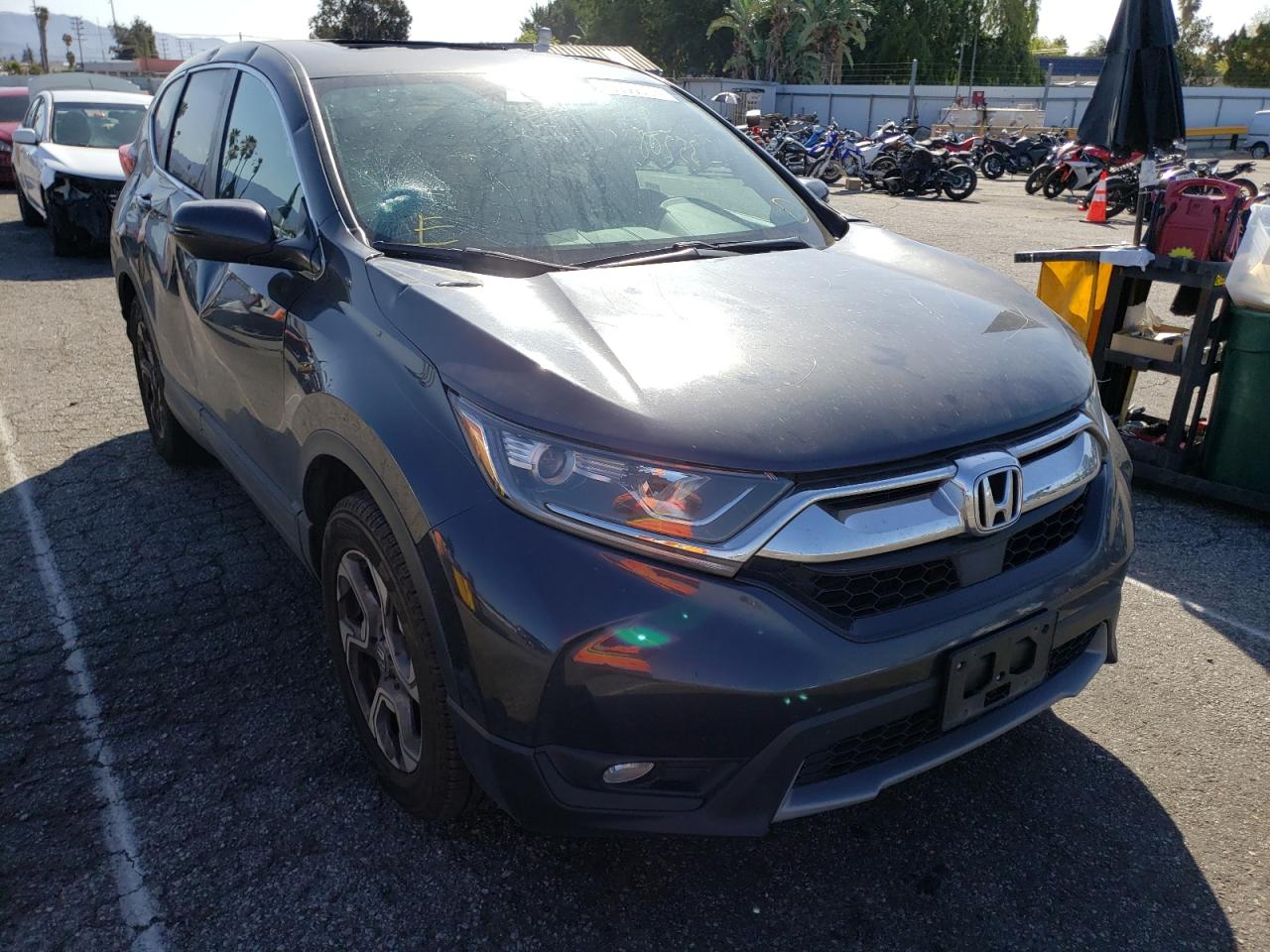 HONDA CR-V EXL 2019 with VIN 7FARW2H87KE046476 - Photo from auction