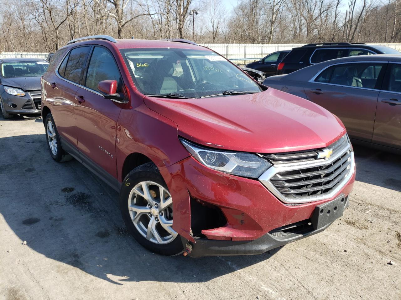 Photo 1 from auction – 2018 CHEVROLET EQUINOX LT with VIN 3GNAXKEX5JS602170