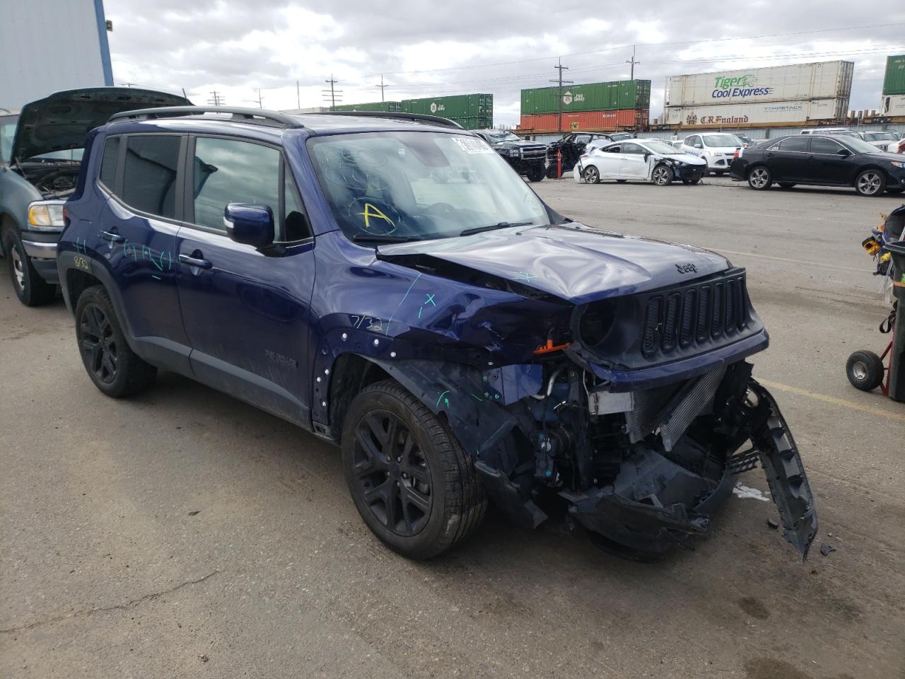 JEEP RENEGADE L 2017 with VIN ZACCJBBB3HPG23543 - Photo from auction