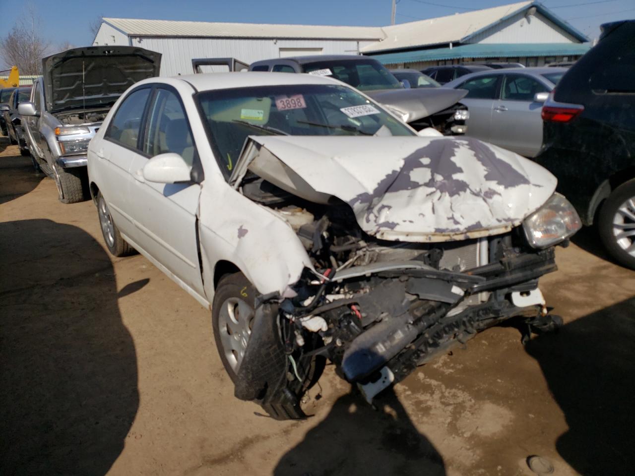 KIA SPECTRA 2009 with VIN KNAFE221195585620 - Photo from auction