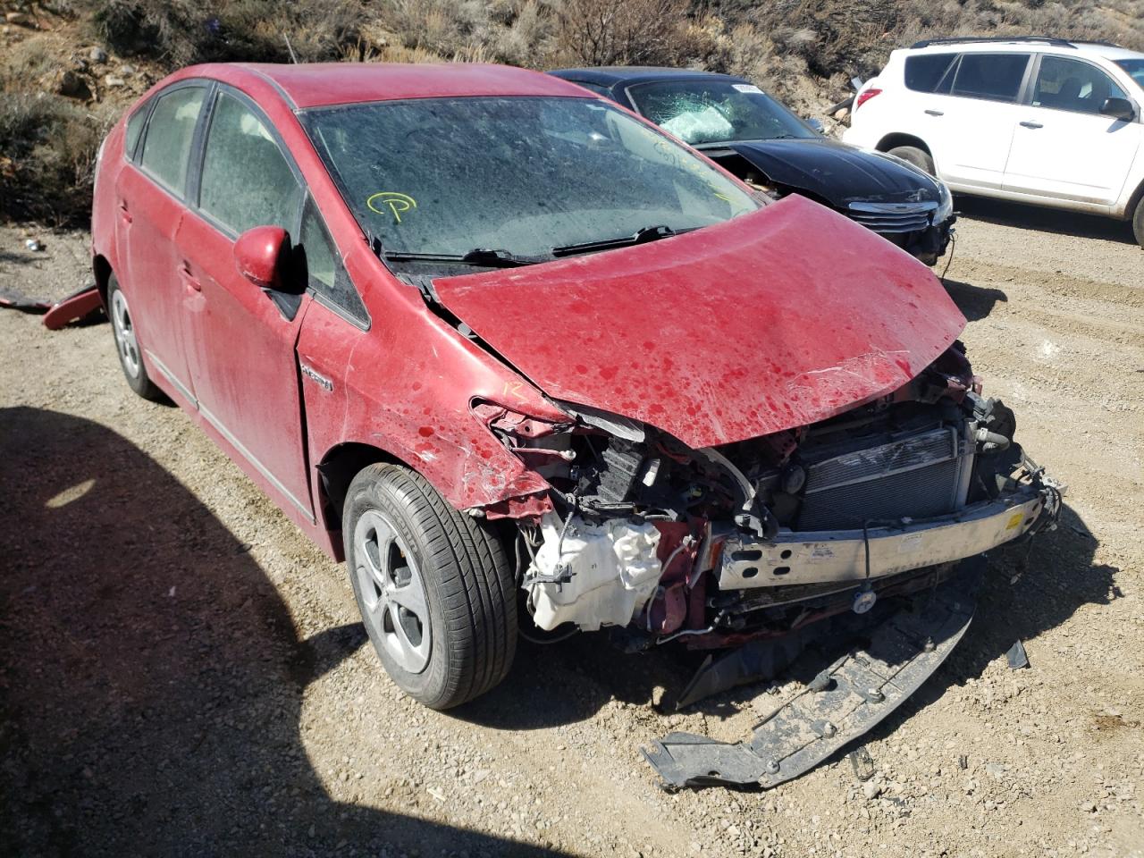 صورة رقم 1 من المزاد - 2015 TOYOTA PRIUS مع VIN JTDKN3DU4F0459162