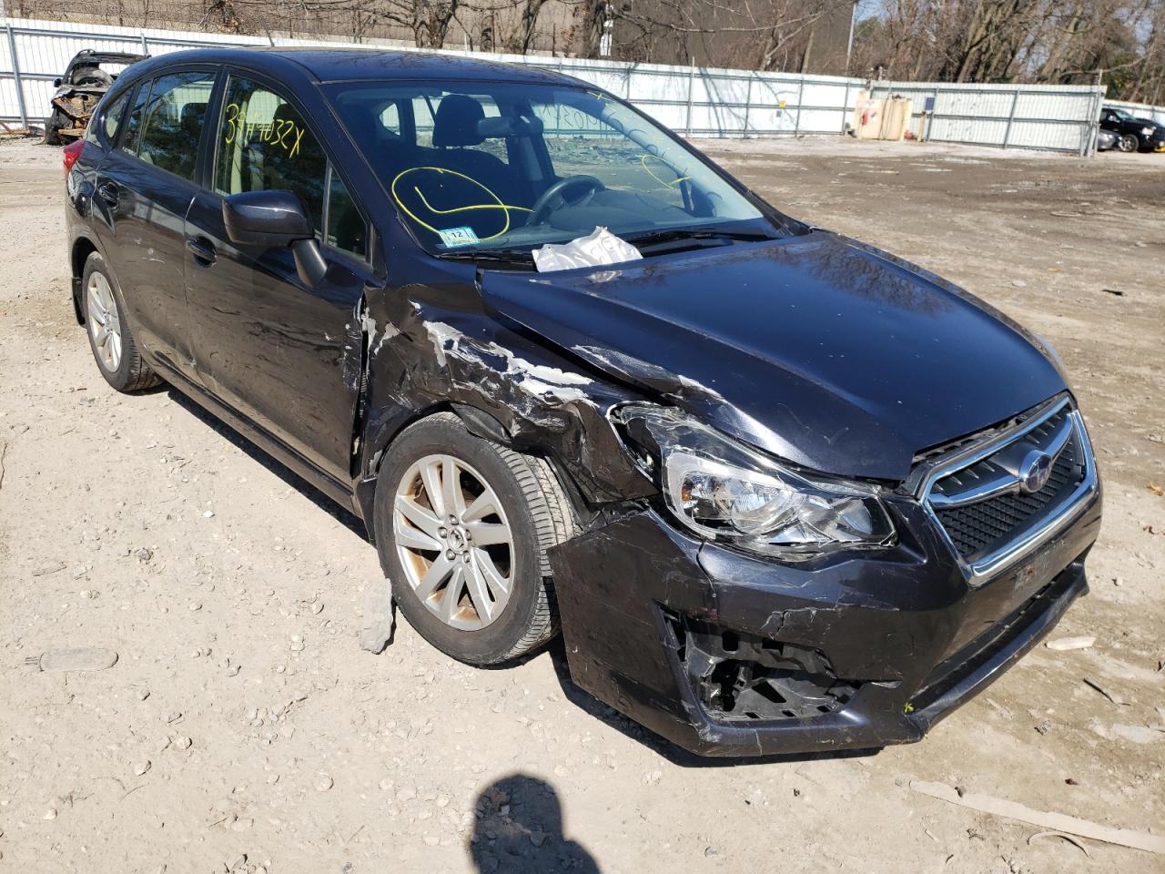 SUBARU IMPREZA PR 2015 with VIN JF1GPAC67FH289894 - Photo from auction