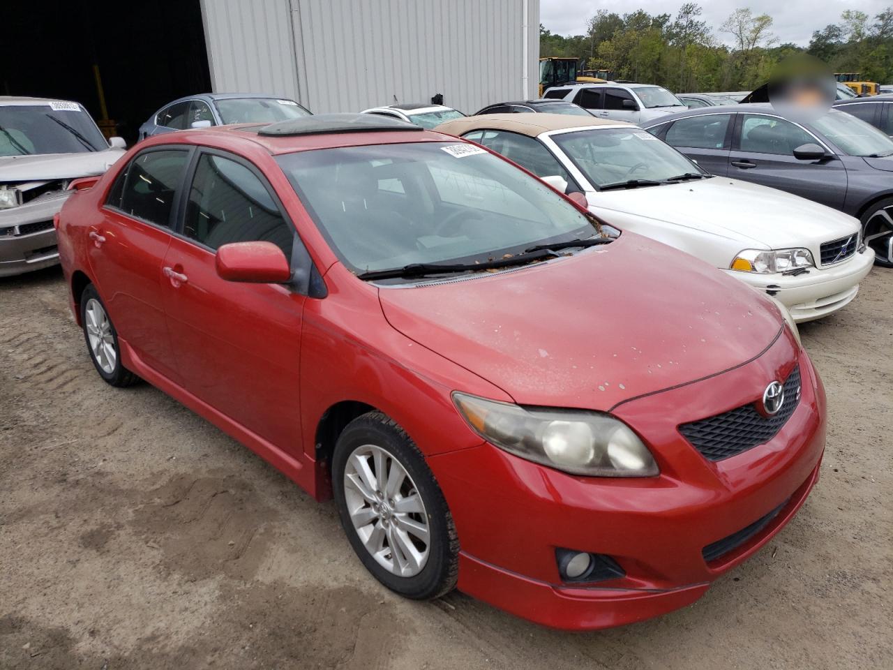 TOYOTA COROALLA 2010 with VIN 2T1BU4EE9AC467255 - Photo from auction