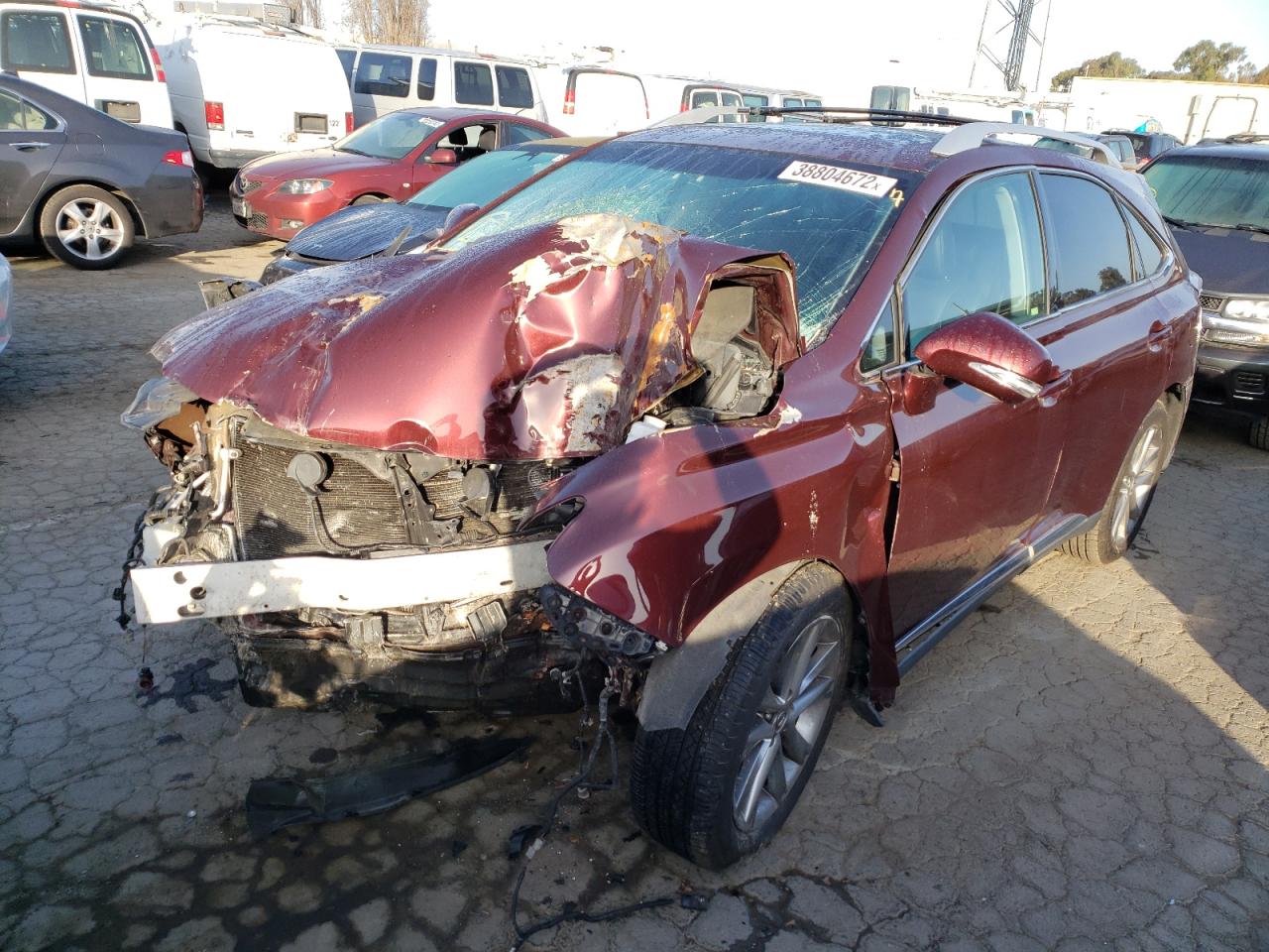 Photo 2 from auction – 2014 LEXUS RX 350 with VIN 2T2ZK1BA9EC133085