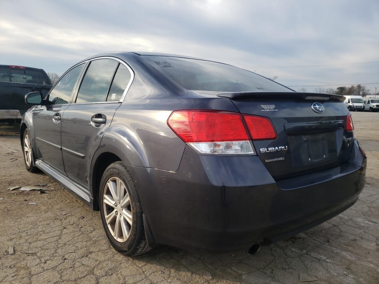 Photo 3 from auction – 2012 SUBARU LEGACY 2.5 with VIN 4S3BMCG62C3030869