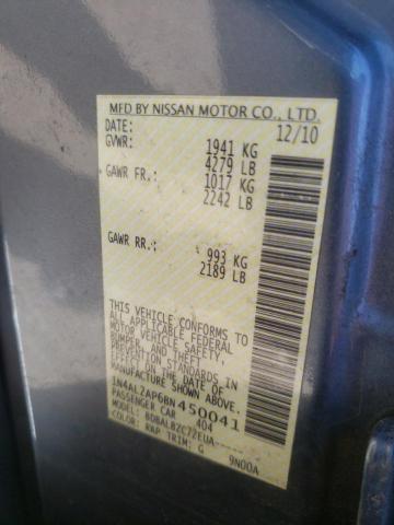 Photo 10 from auction – 2011 NISSAN ALTIMA BAS with VIN 1N4AL2AP6BN450041