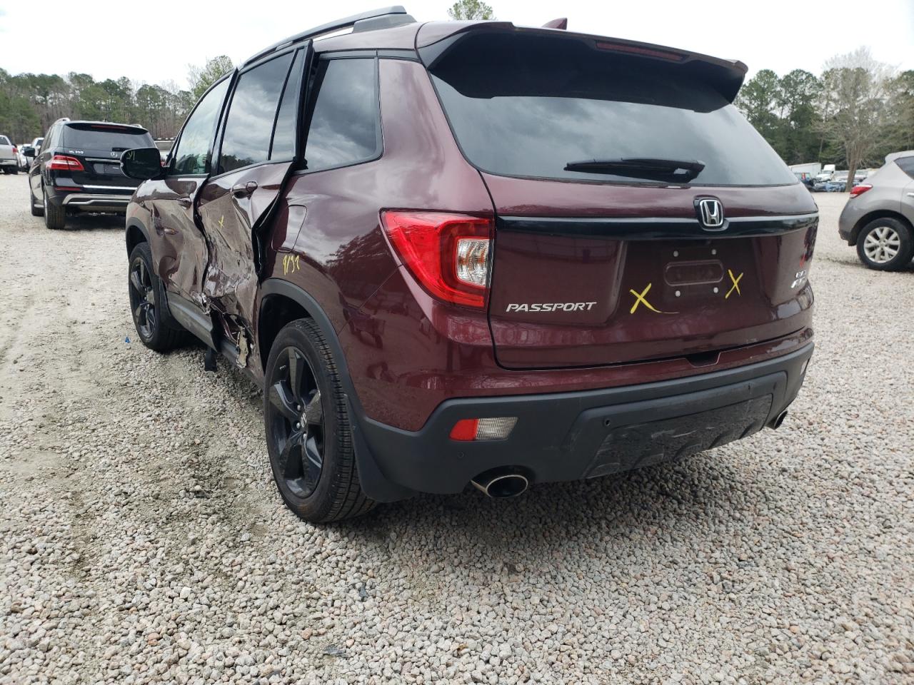 Photo 3 from auction – 2020 HONDA PASSPORT E with VIN 5FNYF8H04LB011688