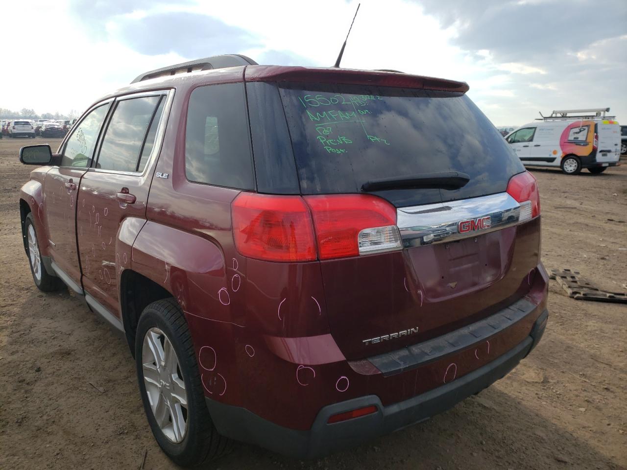 Photo 3 from auction – 2010 GMC TERRAIN SL with VIN 2CTALDEW8A6226395