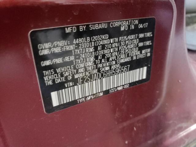 Photo 10 from auction – 2017 SUBARU FORESTER 2 with VIN JF2SJADC6HH596567