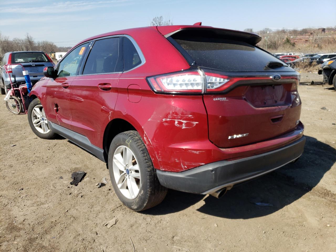 Photo 3 from auction – 2015 FORD EDGE SEL with VIN 2FMTK4J95FBB32119