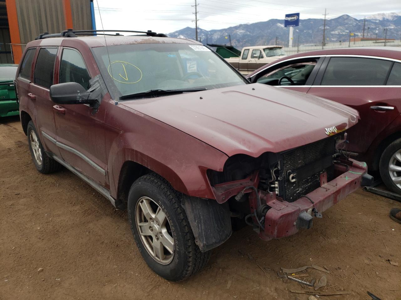 JEEP GRAND CHER 2007 with VIN 1J8GR48KX7C583261 - Photo from auction