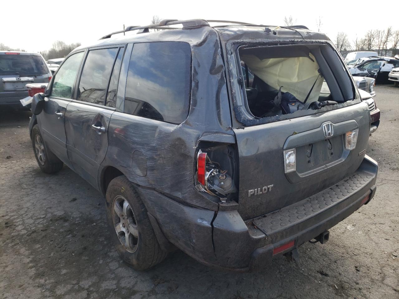 Photo 3 from auction – 2007 HONDA PILOT EX with VIN 2HKYF18467H531151