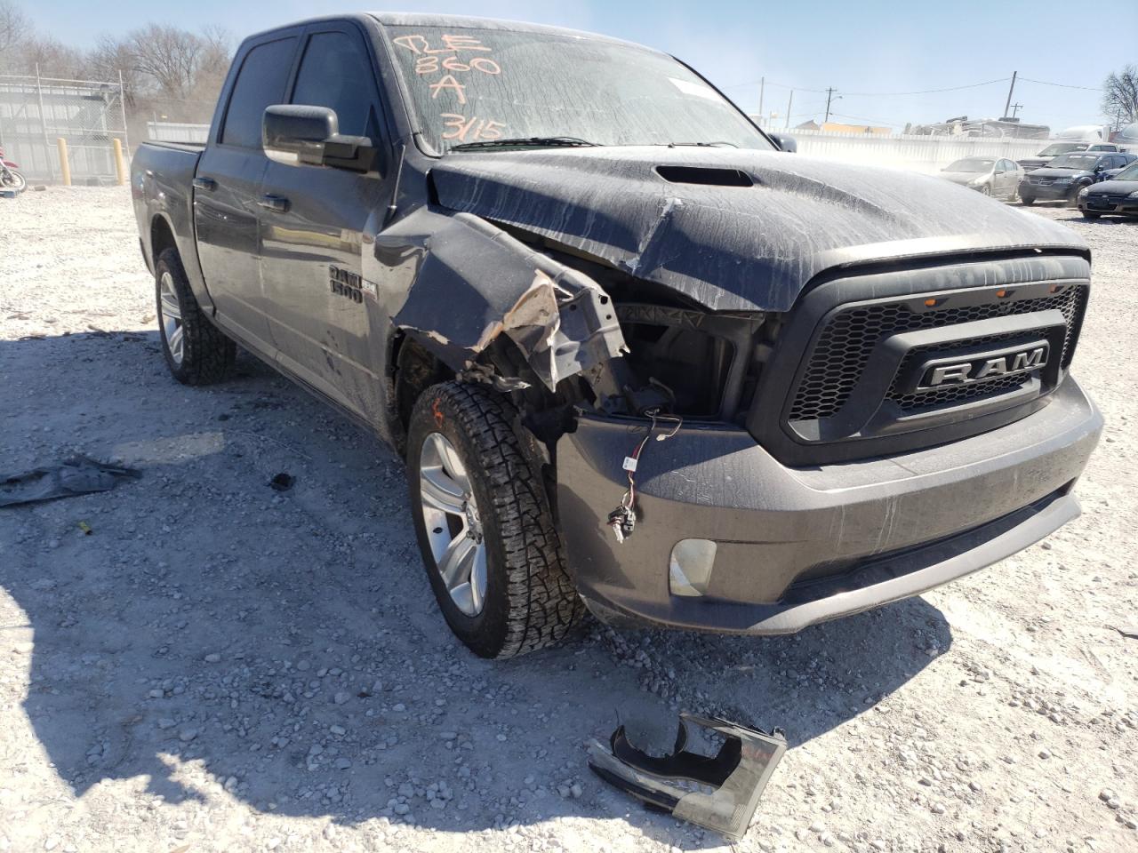 RAM 1500 SPORT 2015 with VIN 1C6RR7MT6FS746452 - Photo from auction