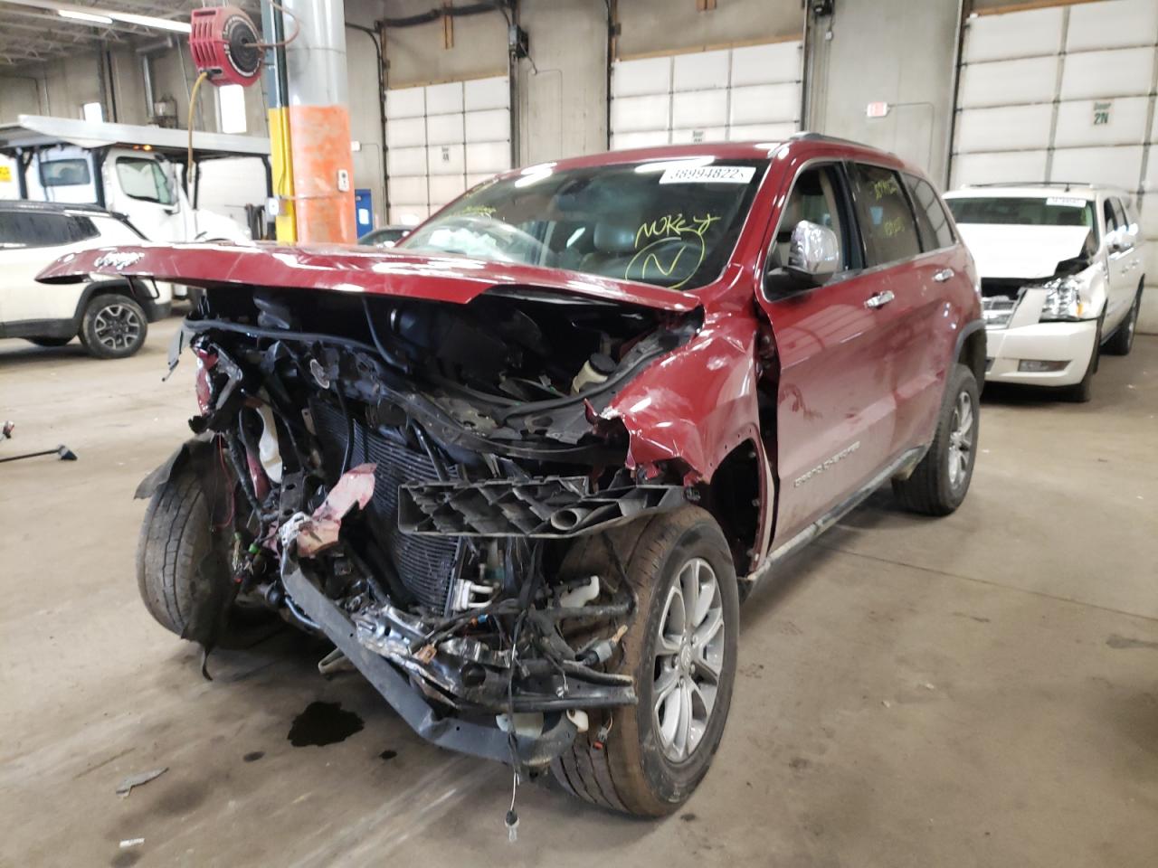Photo 2 from auction – 2014 JEEP GRAND CHER with VIN 1C4RJFBG4EC408900
