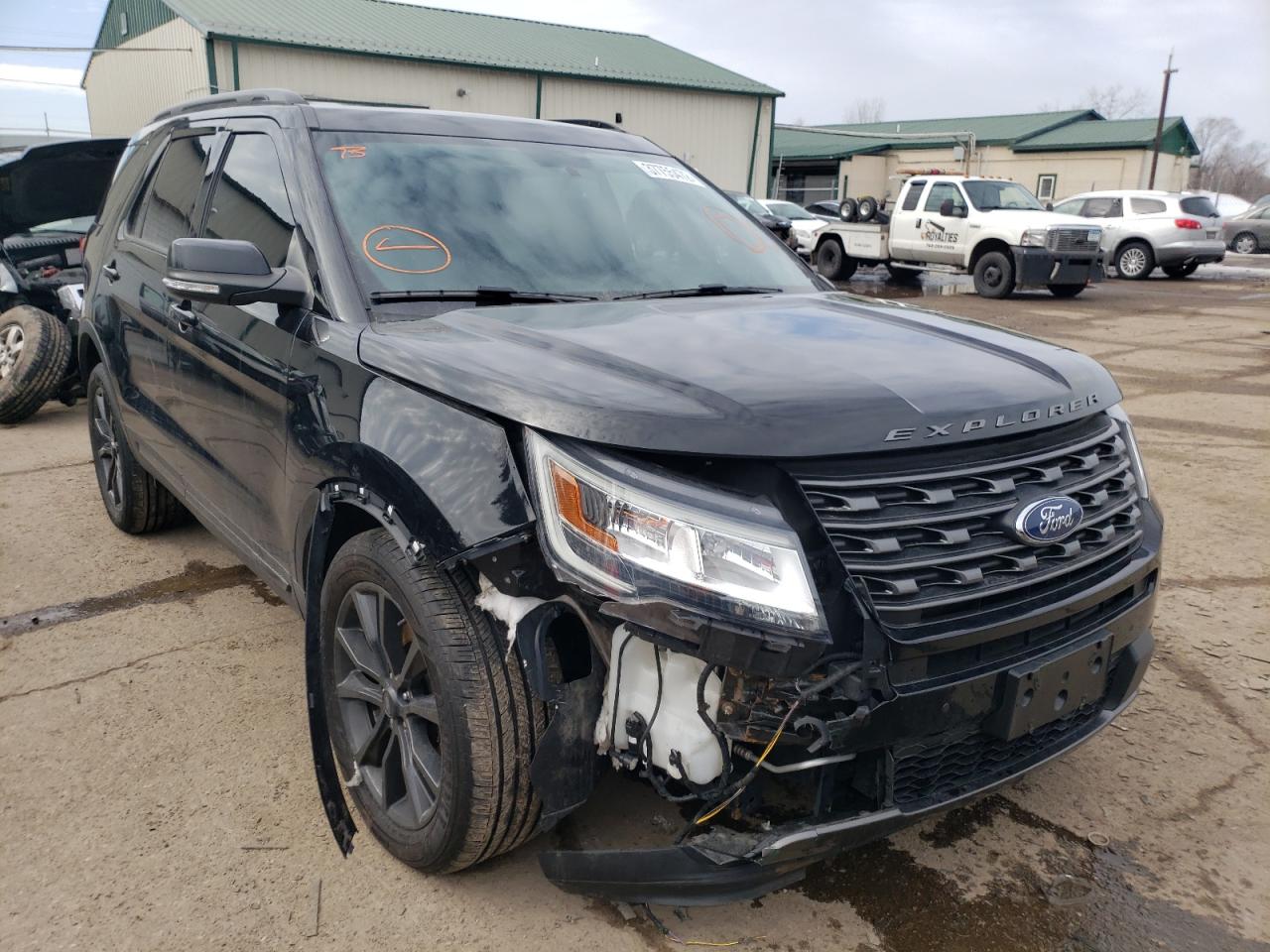 FORD EXPLORER X 2017 with VIN 1FM5K8D83HGC41628 - Photo from auction