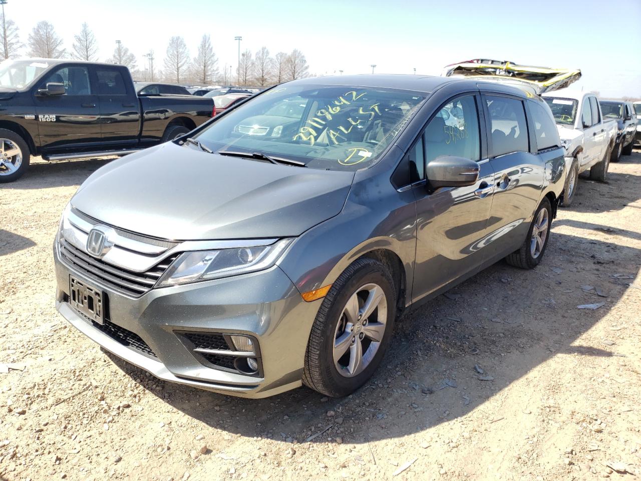 Photo 2 from auction – 2018 HONDA ODYSSEY EX with VIN 5FNRL6H77JB037066
