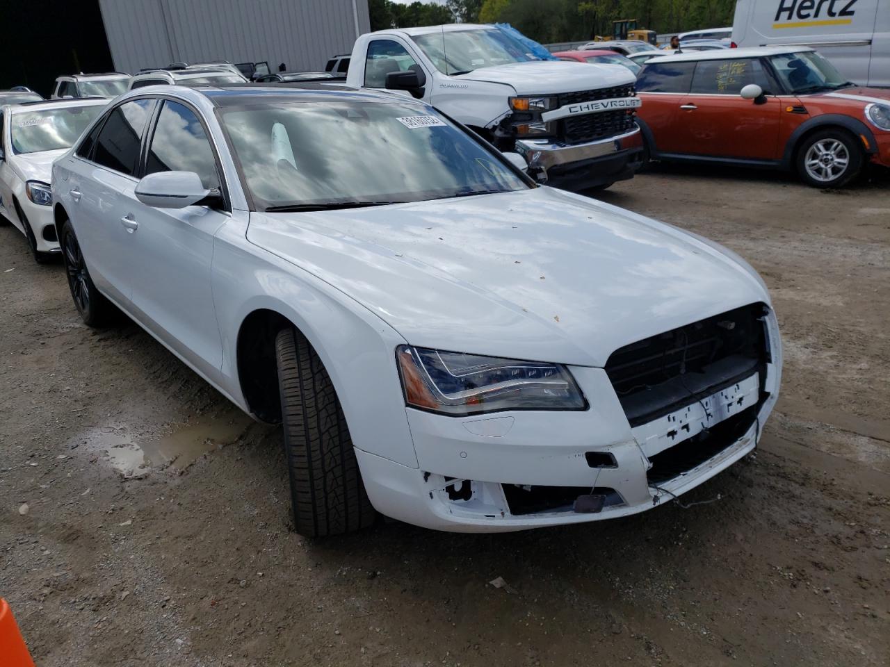AUDI A8 L QUATT 2014 with VIN WAURGAFD1EN007131 - Photo from auction