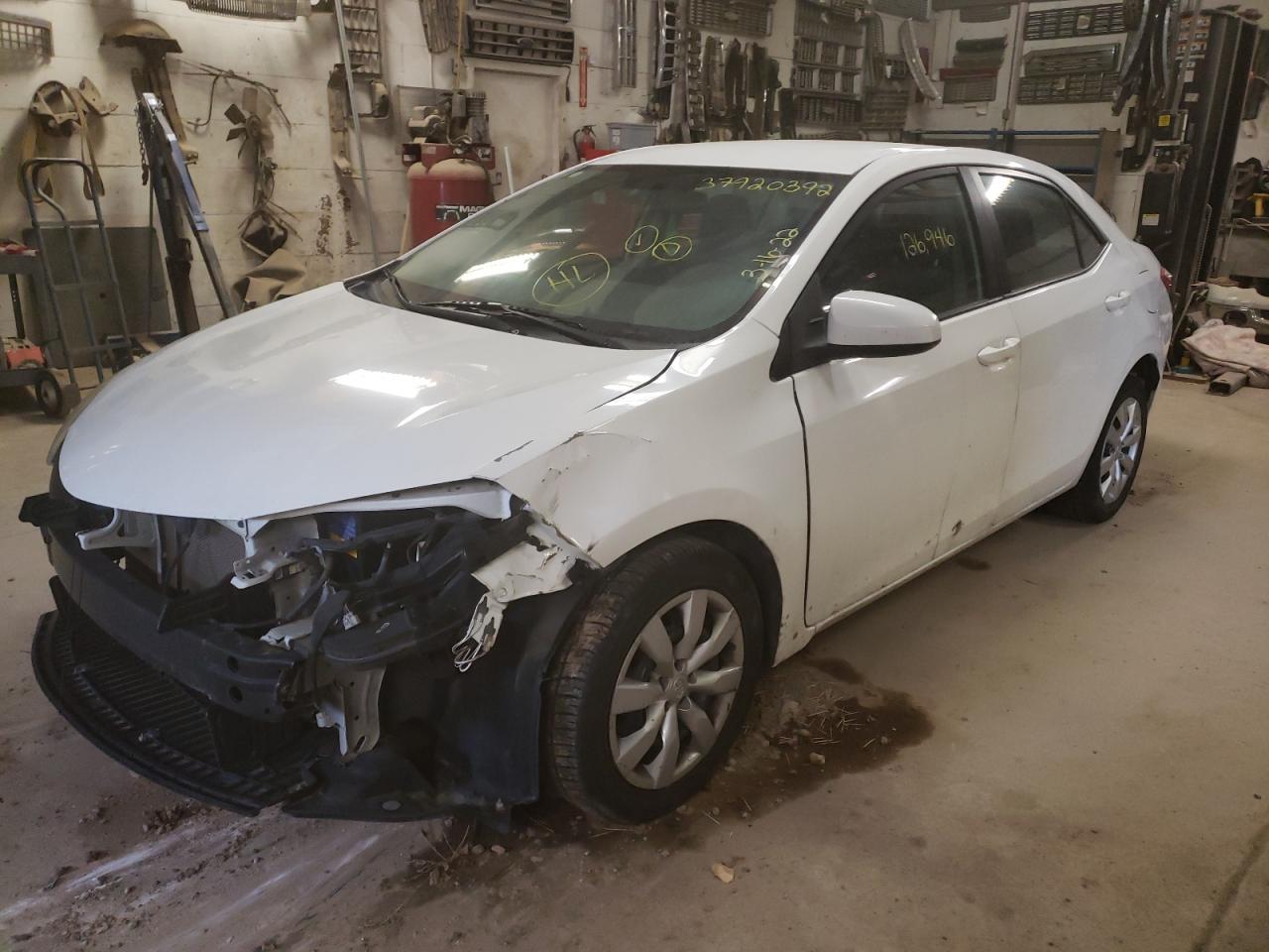 Photo 2 from auction – 2014 TOYOTA COROLLA L with VIN 5YFBURHE0EP099840