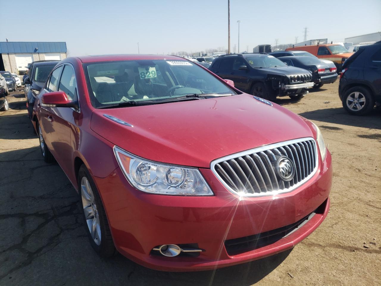 BUICK LACROSSE 2013 with VIN 1G4GC5E32DF321557 - Photo from auction