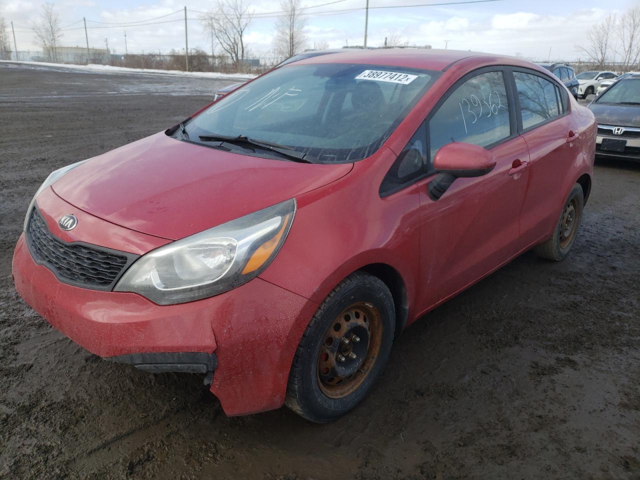 Photo 2 from auction – 2013 KIA RIO LX with VIN KNADM4A36D6207529