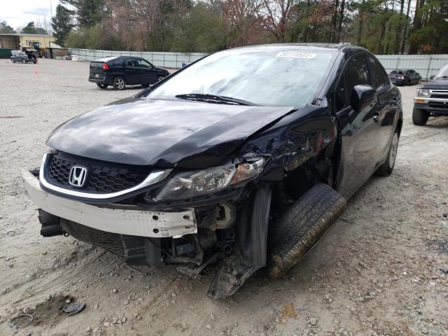 Photo 2 from auction – 2014 HONDA CIVIC LX with VIN 19XFB2F56EE264406