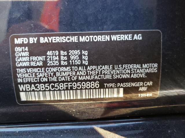 Photo 10 from auction – 2015 BMW 328 XI SUL with VIN WBA3B5C58FF959886