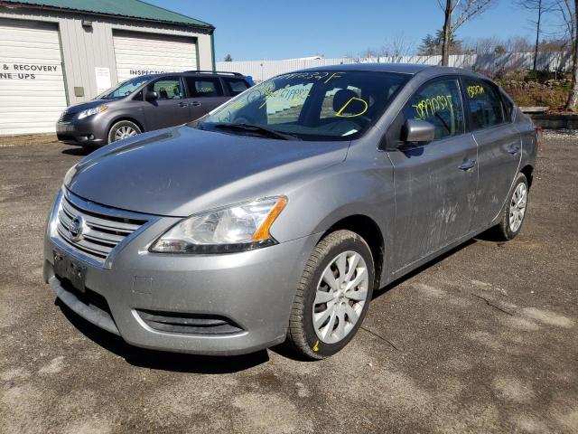 Photo 2 from auction – 2014 NISSAN SENTRA S with VIN 3N1AB7AP1EY323203