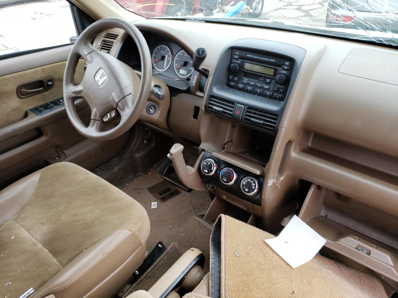 Photo 9 from auction – 2002 HONDA CR-V EX with VIN JHLRD78832C012923