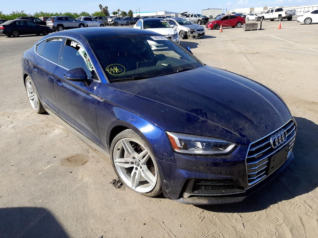 AUDI A5 PREMIUM 2019 with VIN WAUENCF58KA075244 - Photo from auction