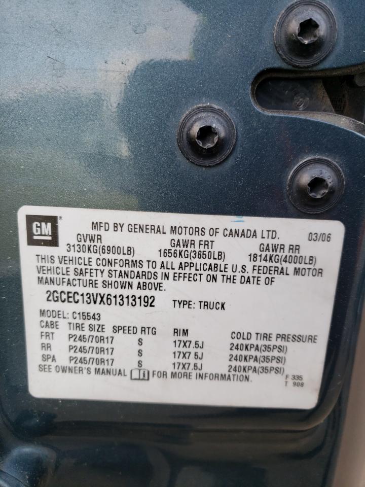 Photo 10 from auction – 2006 CHEVROLET SILVRK1500 with VIN 2GCEC13VX61313192