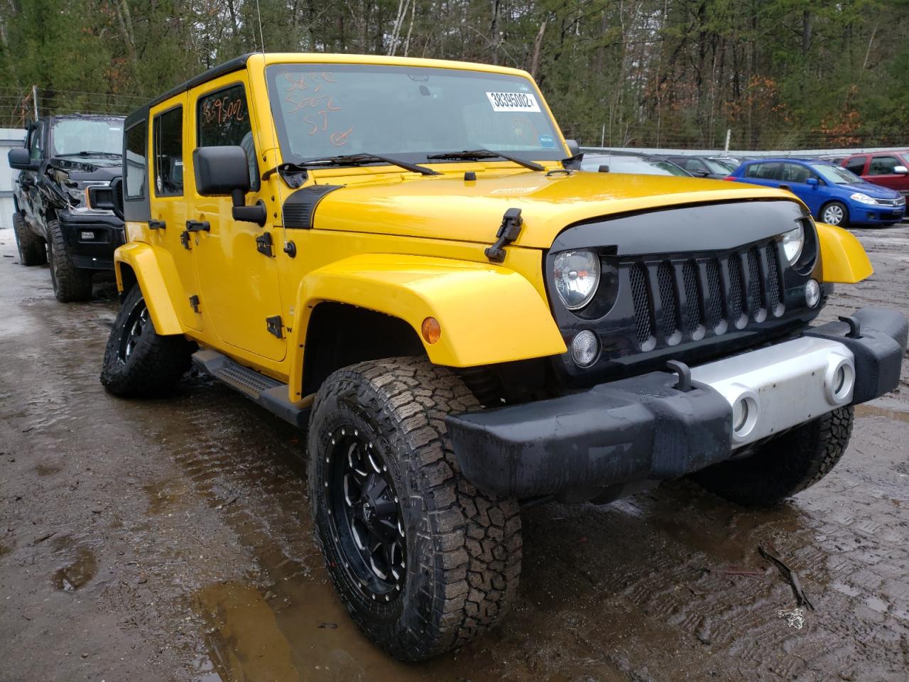 JEEP WRANGLER U 2015 مع رقم تعريف المركبة 1C4BJWEG8FL593161 - صورة من المزاد