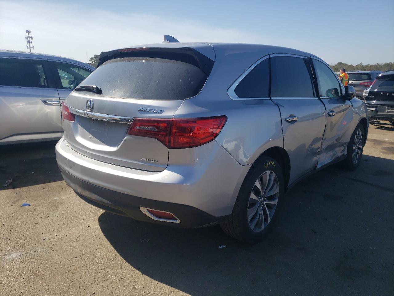 Photo 4 from auction – 2016 ACURA MDX TECHNO with VIN 5FRYD4H46GB035545