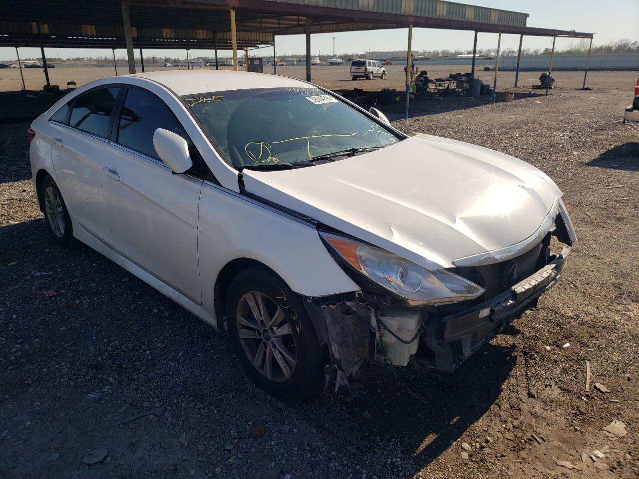 HYUNDAI SONATA GLS 2014 with VIN 5NPEB4AC7EH865638 - Photo from auction