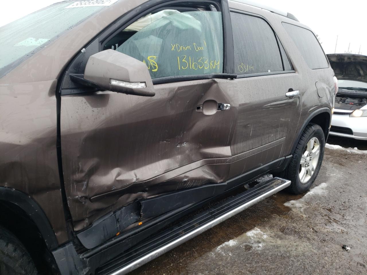 Photo 9 from auction – 2011 GMC ACADIA SLE with VIN 1GKKRPED4BJ201520