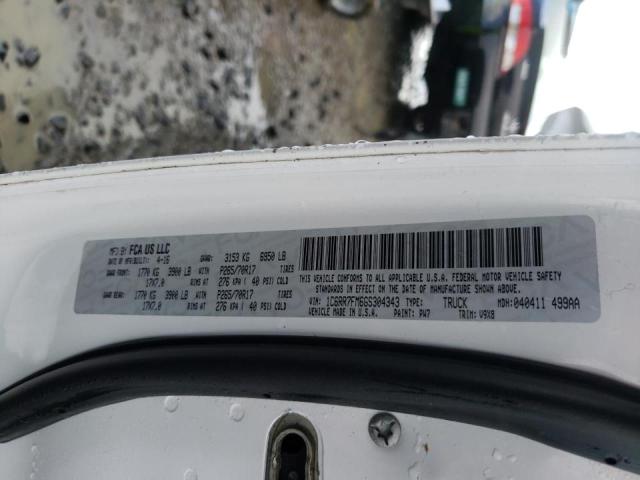 Photo 10 from auction – 2016 RAM 1500 ST with VIN 1C6RR7FM6GS304343