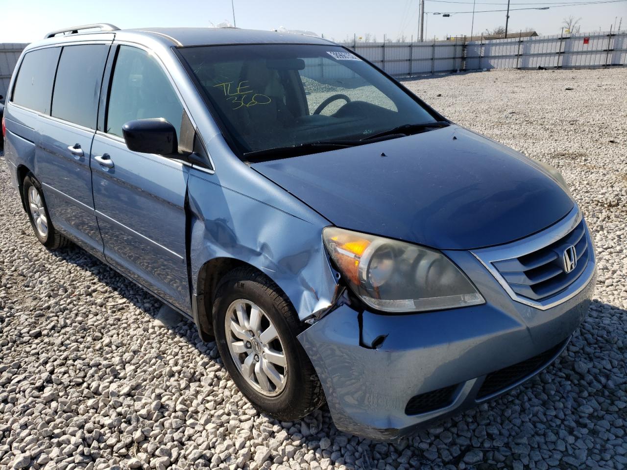 HONDA ODYSSEY EX 2008 with VIN 5FNRL384X8B046715 - Photo from auction